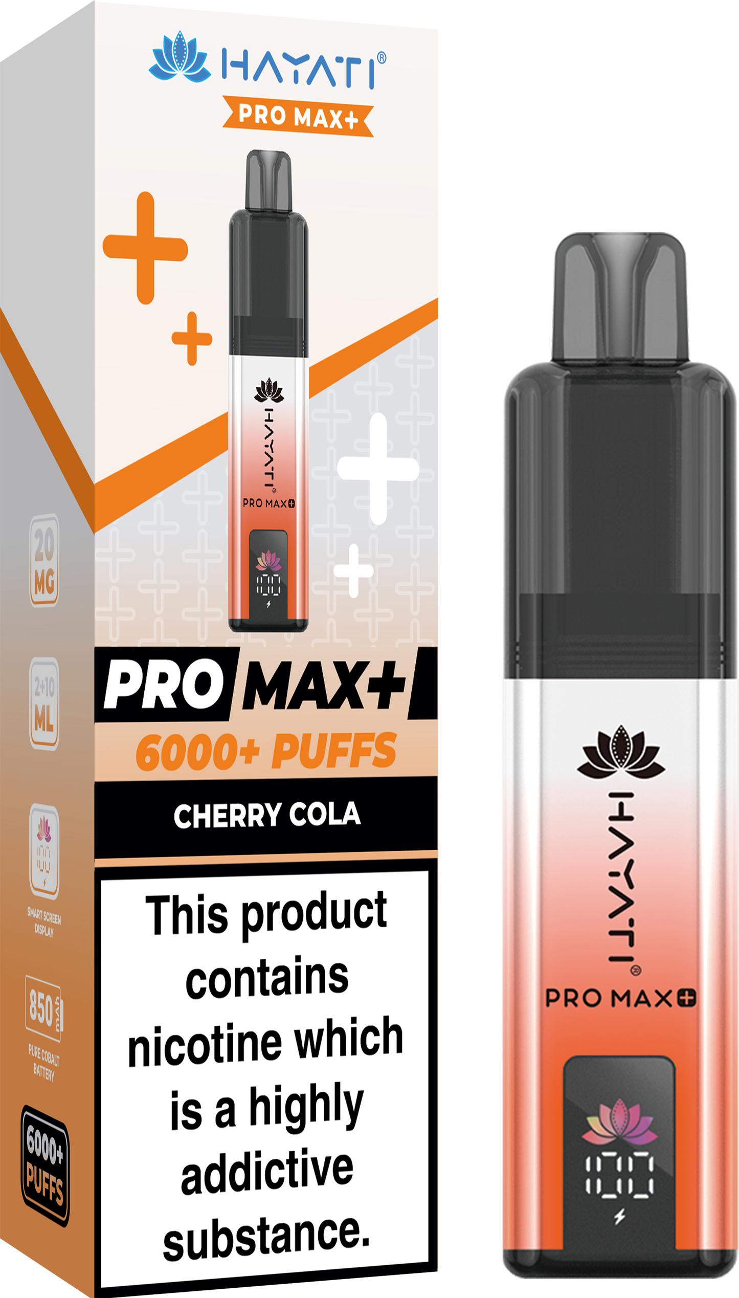 Hayati Pro Max+ 6000 - Cherry Cola 20mg (Pack of 5)