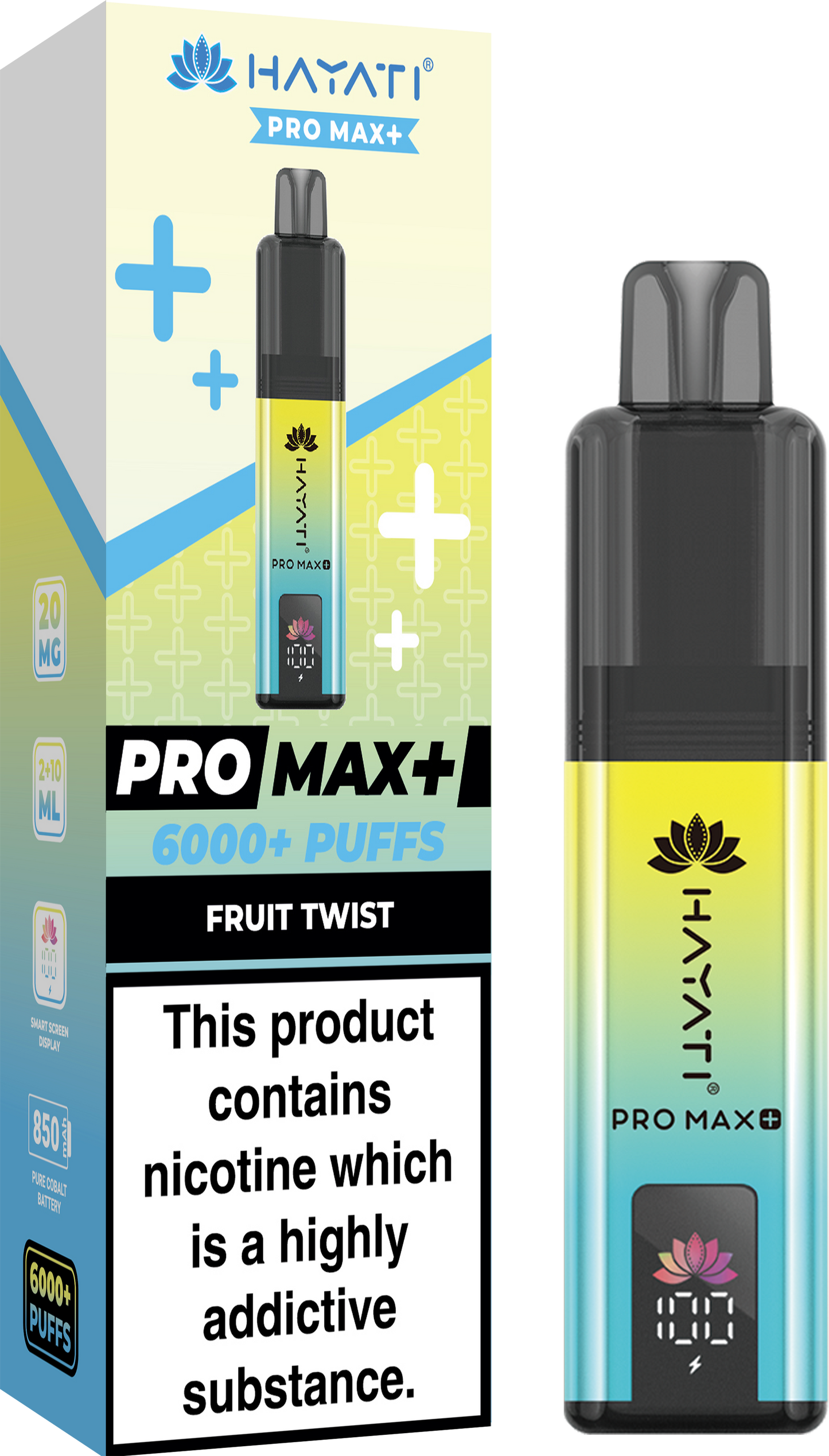 Hayati Pro Max+ 6000 - Fruit Twist 20mg (Pack of 5)