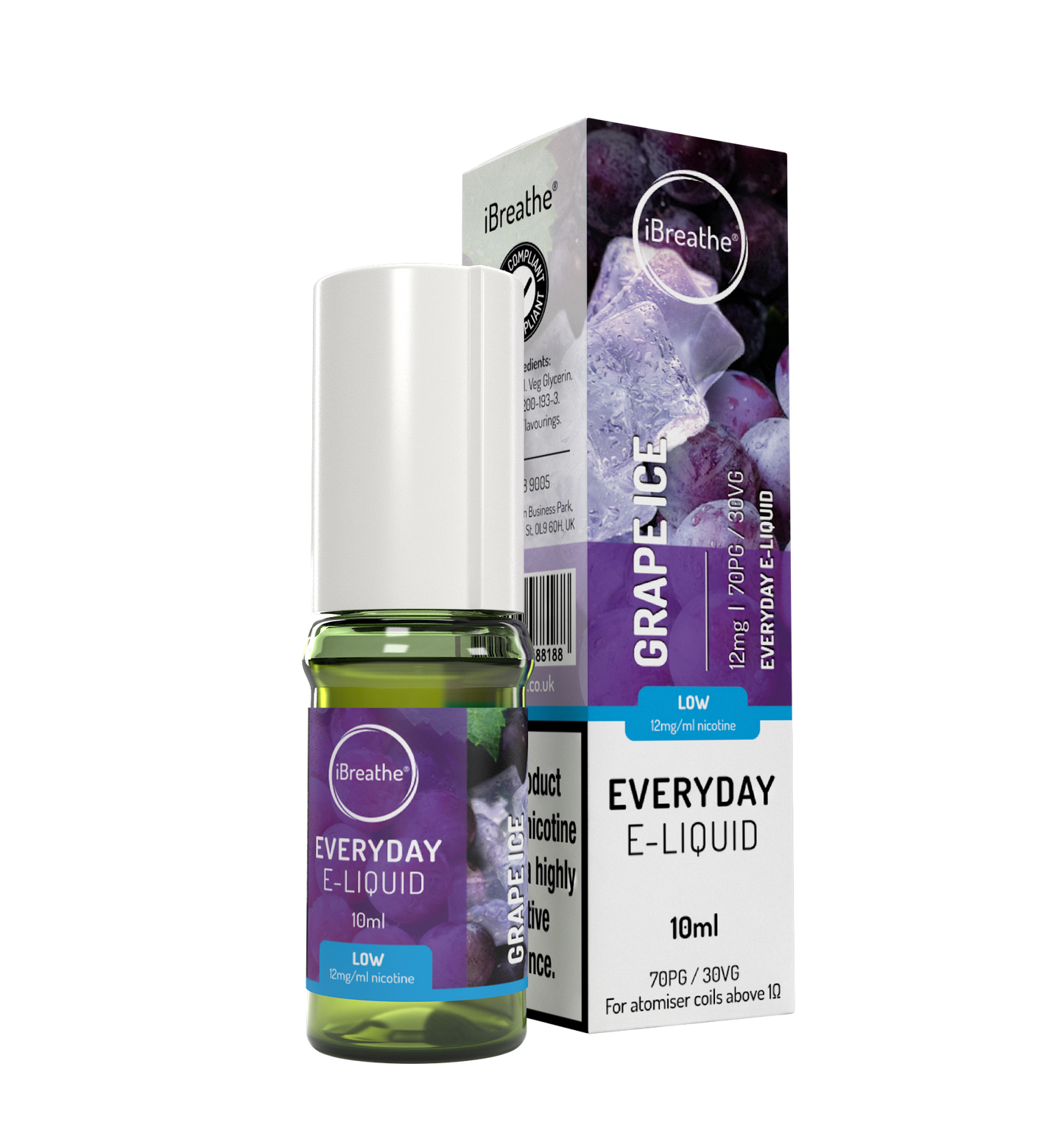 iBreathe Everyday 10ml - Grape Ice (Pack of 5)