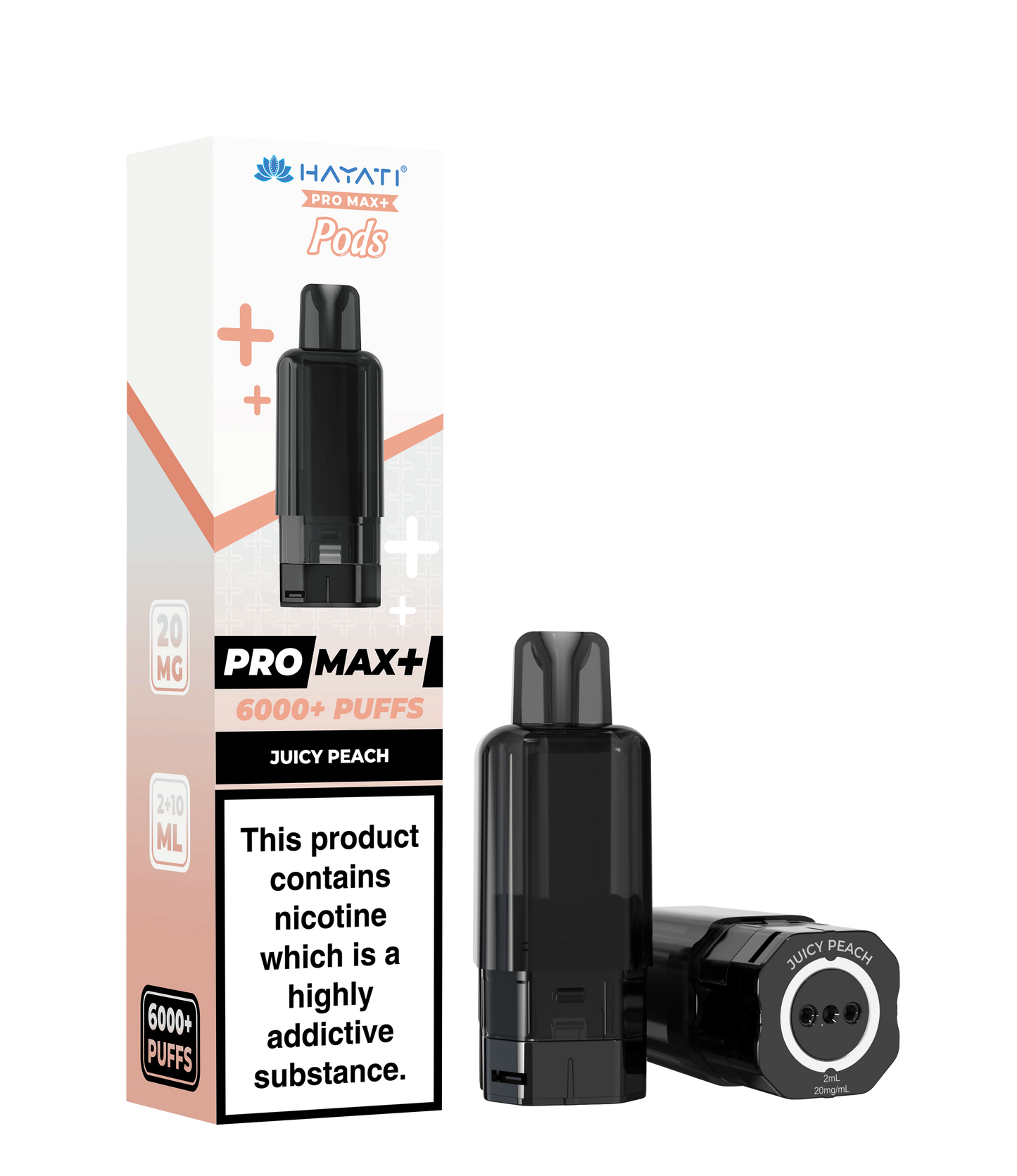 Hayati Pro Max+ Refill Pods - Juicy Peach 20mg (Pack of 5)