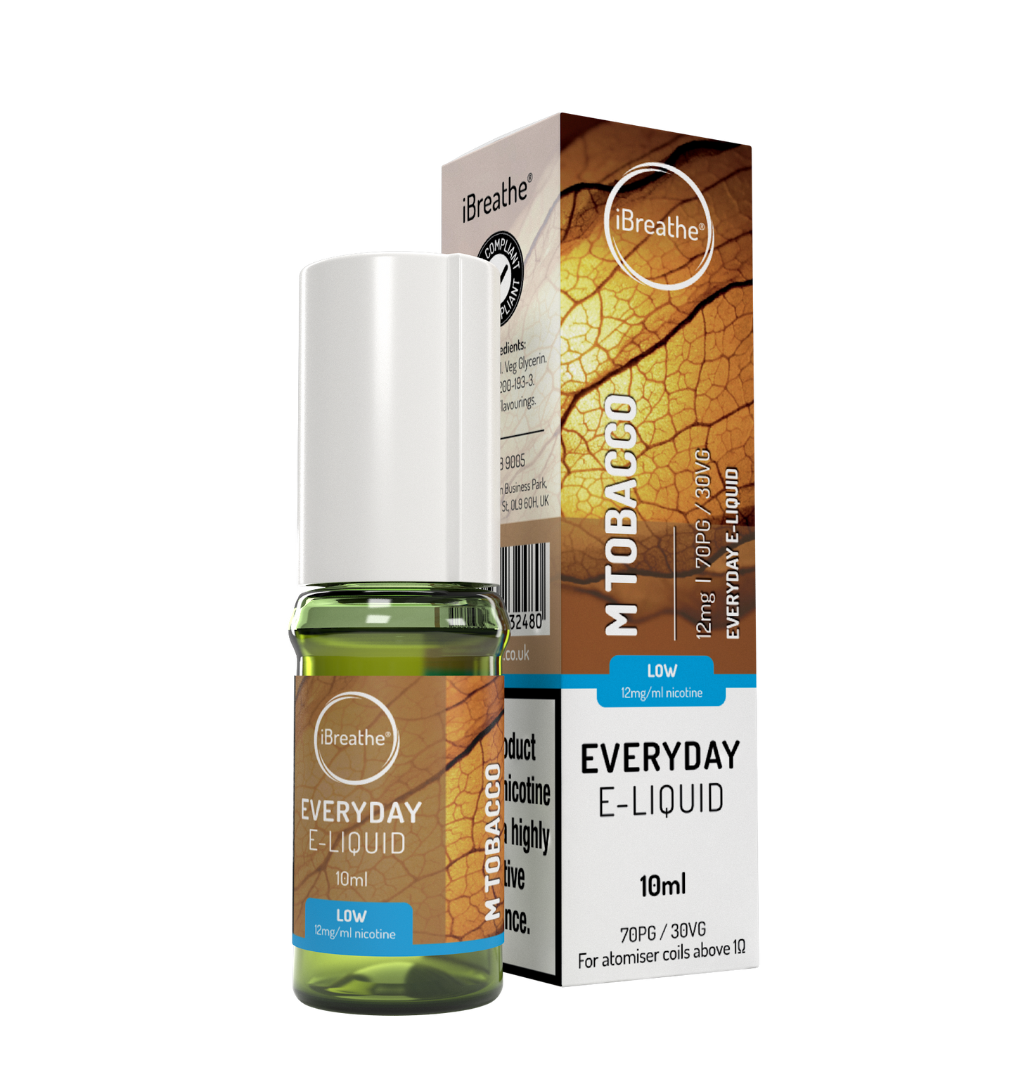 iBreathe Everyday 10ml - M Tobacco (Pack of 5)