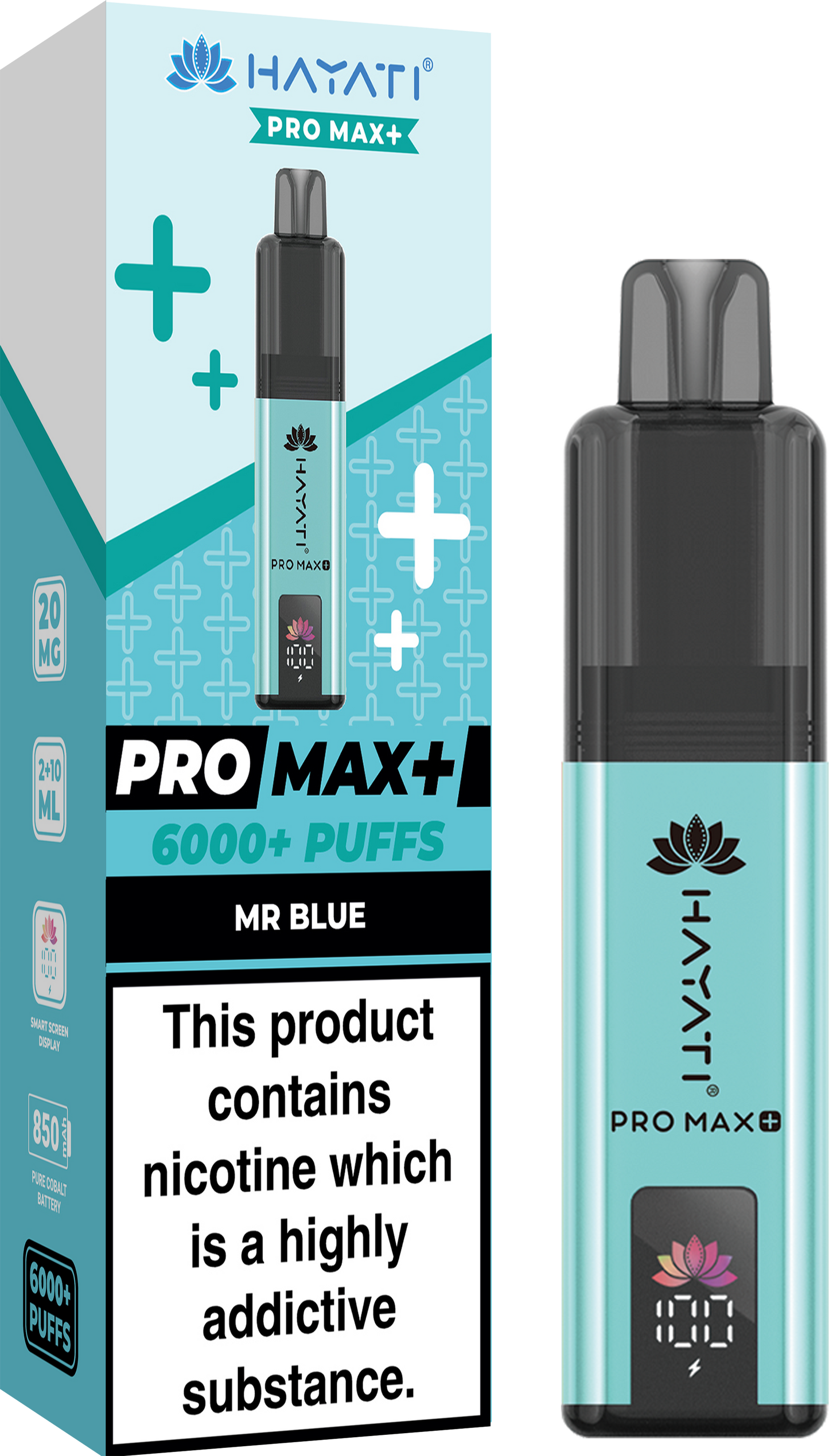 Hayati Pro Max+ 6000 - Mr Blue 20mg (Pack of 5)