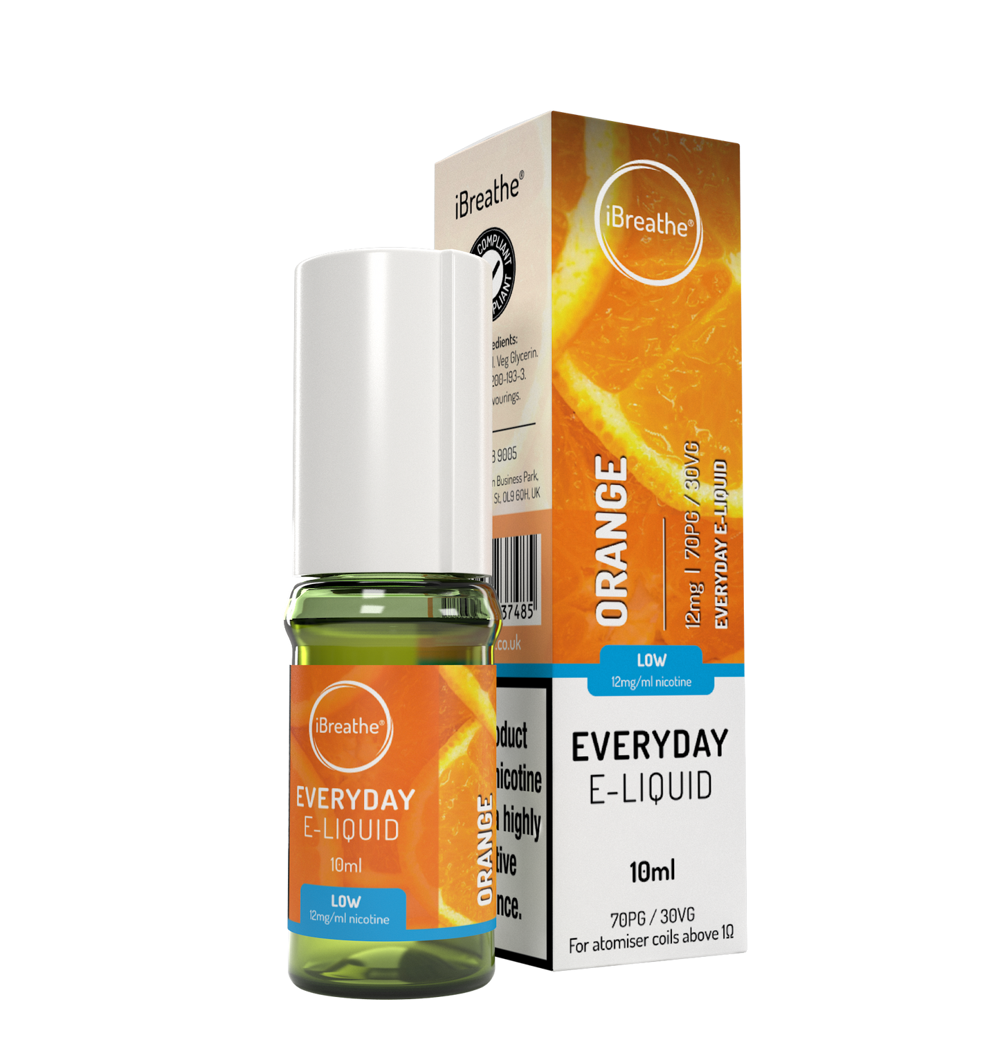 iBreathe Everyday 10ml - Orange (Pack of 5)