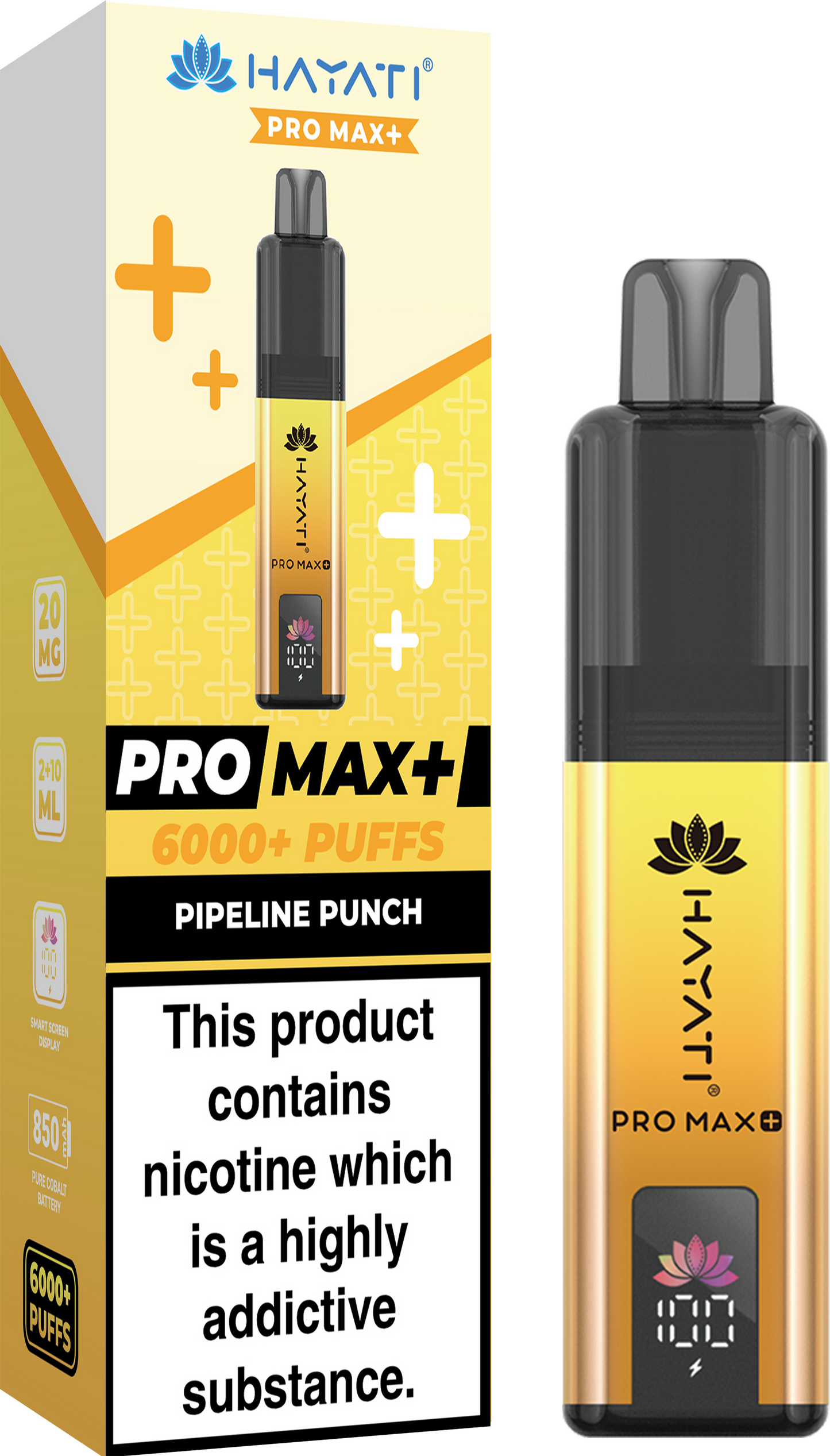 Hayati Pro Max+ 6000 - Pipeline Punch 20mg (Pack of 5)