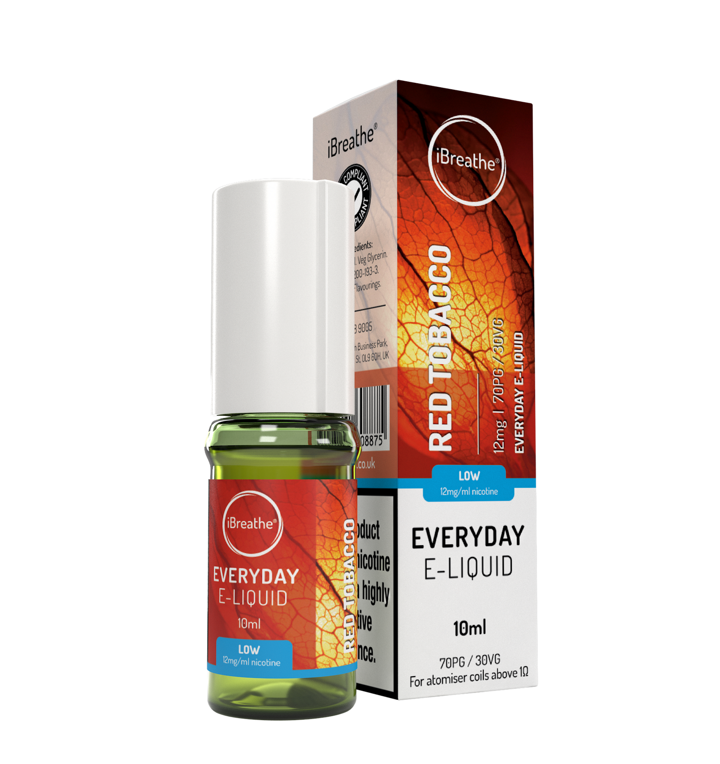 iBreathe Everyday 10ml - Red Tobacco (Pack of 5)