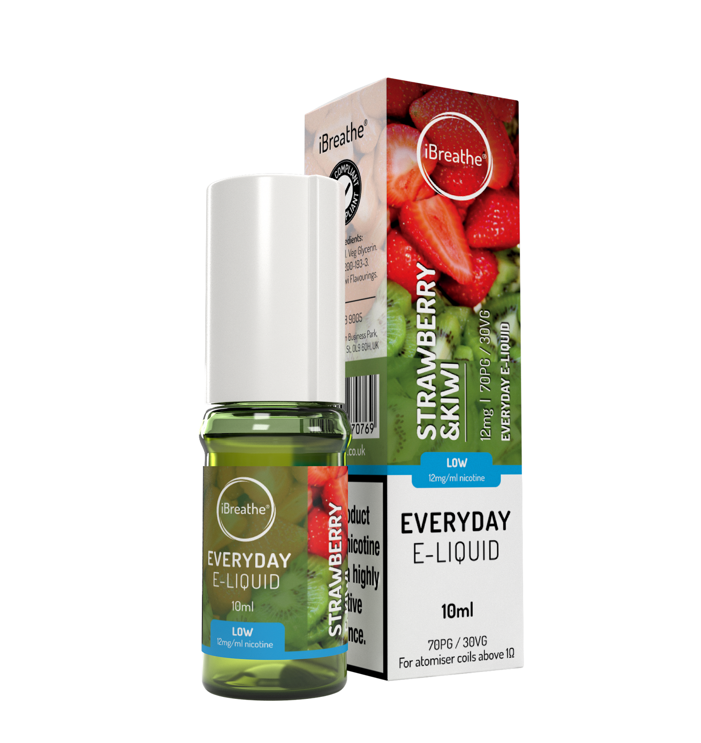 iBreathe Everyday 10ml - Strawberry & Kiwi (Pack of 5)