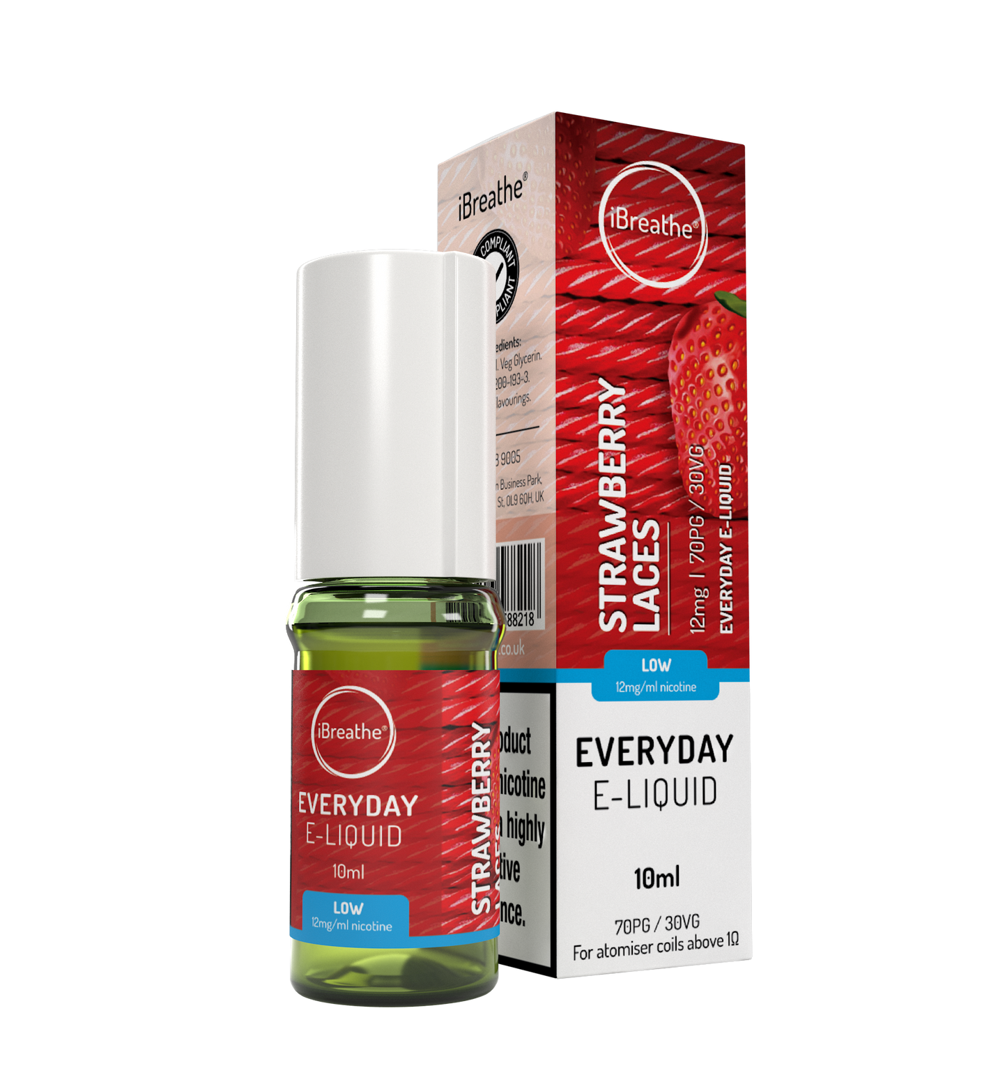 iBreathe Everyday 10ml - Strawberry Laces (Pack of 5)