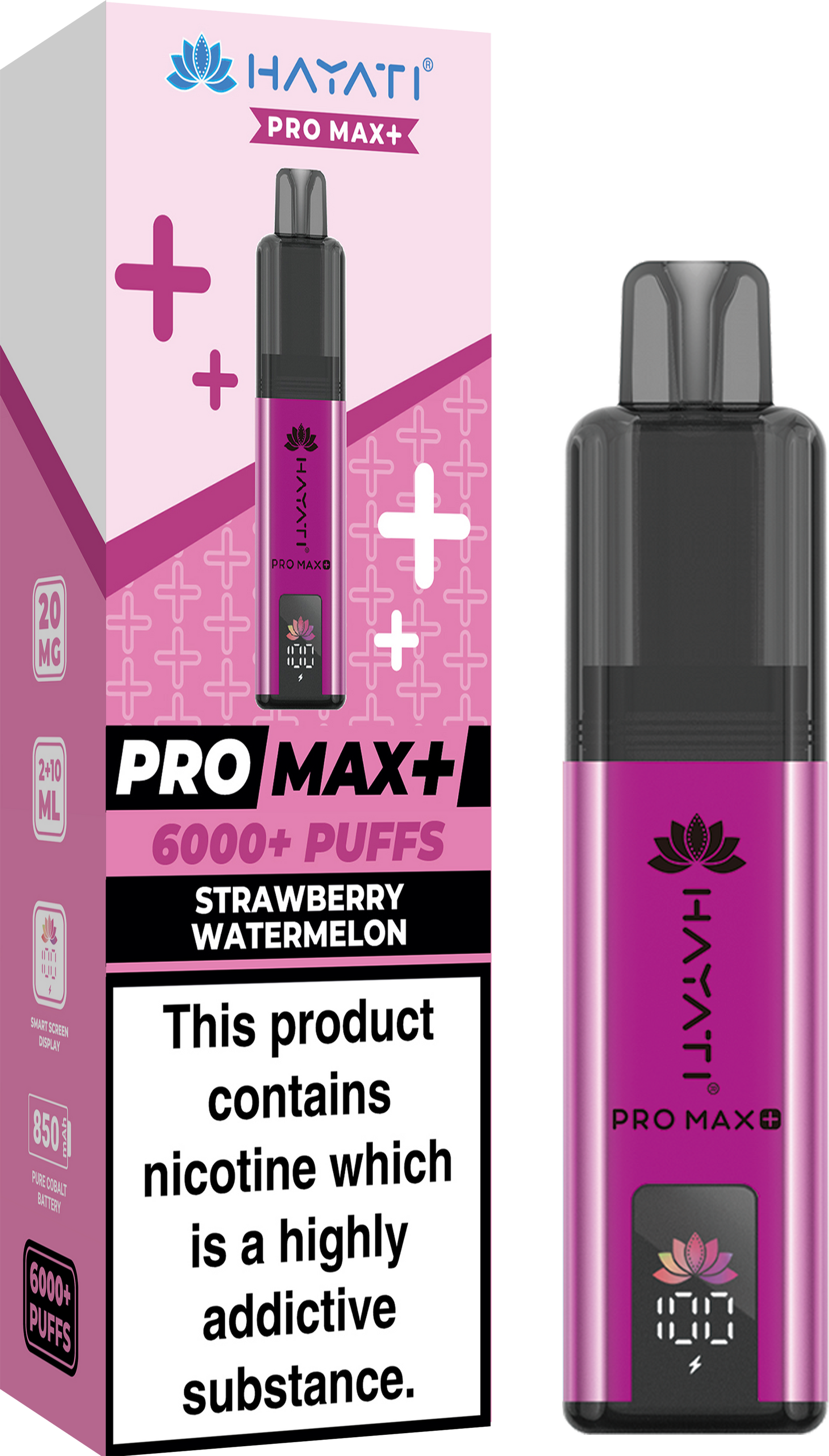 Hayati Pro Max+ 6000 - Strawberry Watermelon 20mg (Pack of 5)