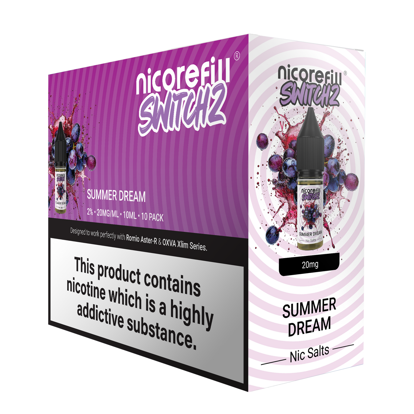 Switch2 Summer Dream 10ml Nic Salt (Pack of 10)