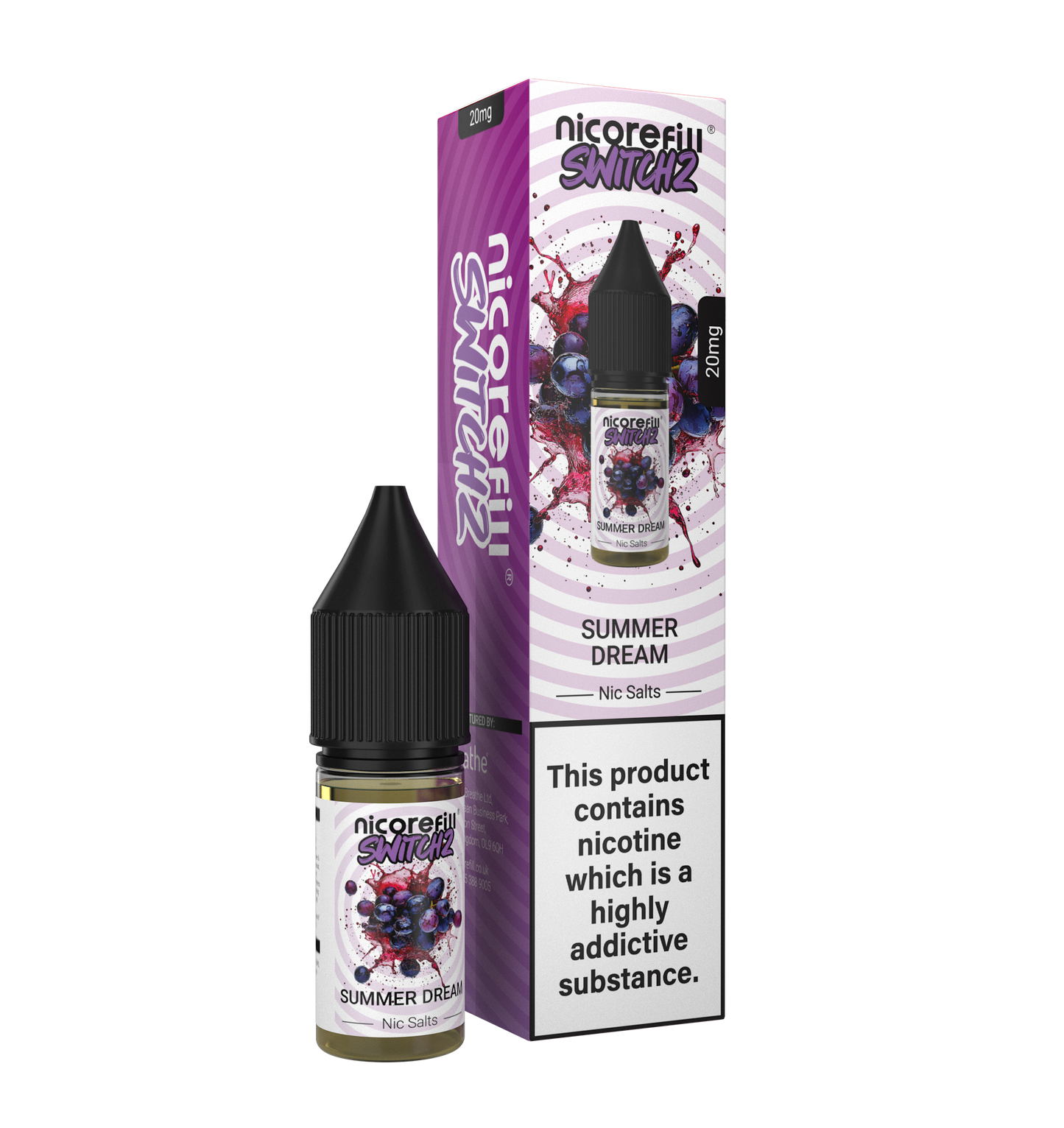 Switch2 Summer Dream 10ml Nic Salt (Pack of 10)