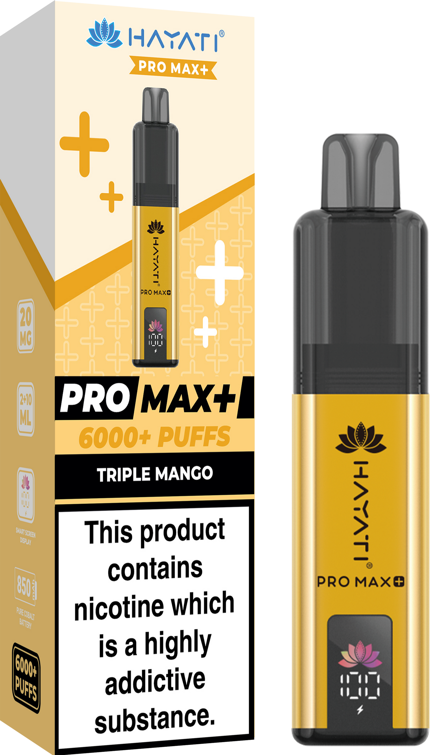 Hayati Pro Max+ 6000 - Triple Mango 20mg (Pack of 5)