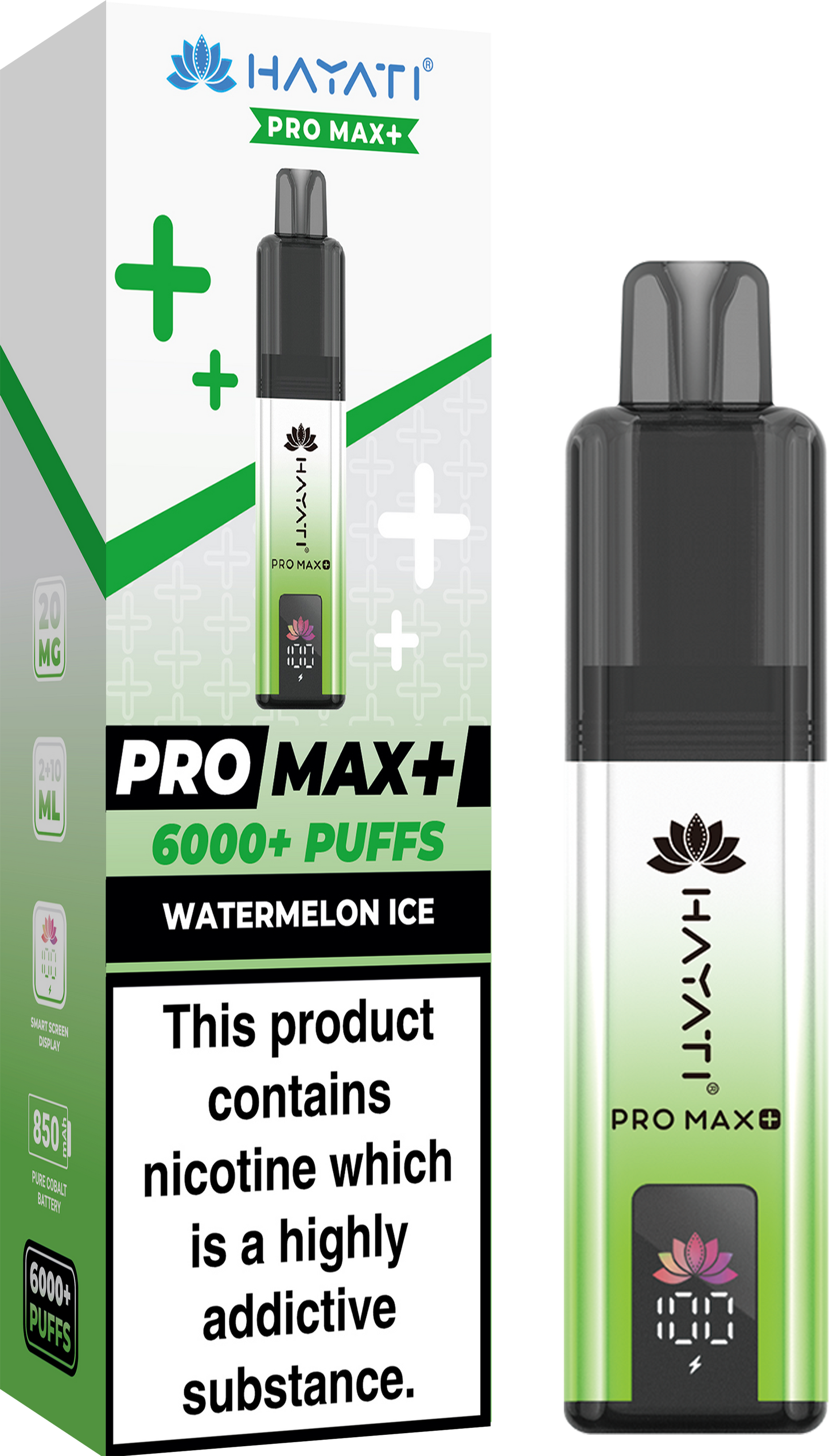 Hayati Pro Max+ 6000 - Watermelon Ice 20mg (Pack of 5)
