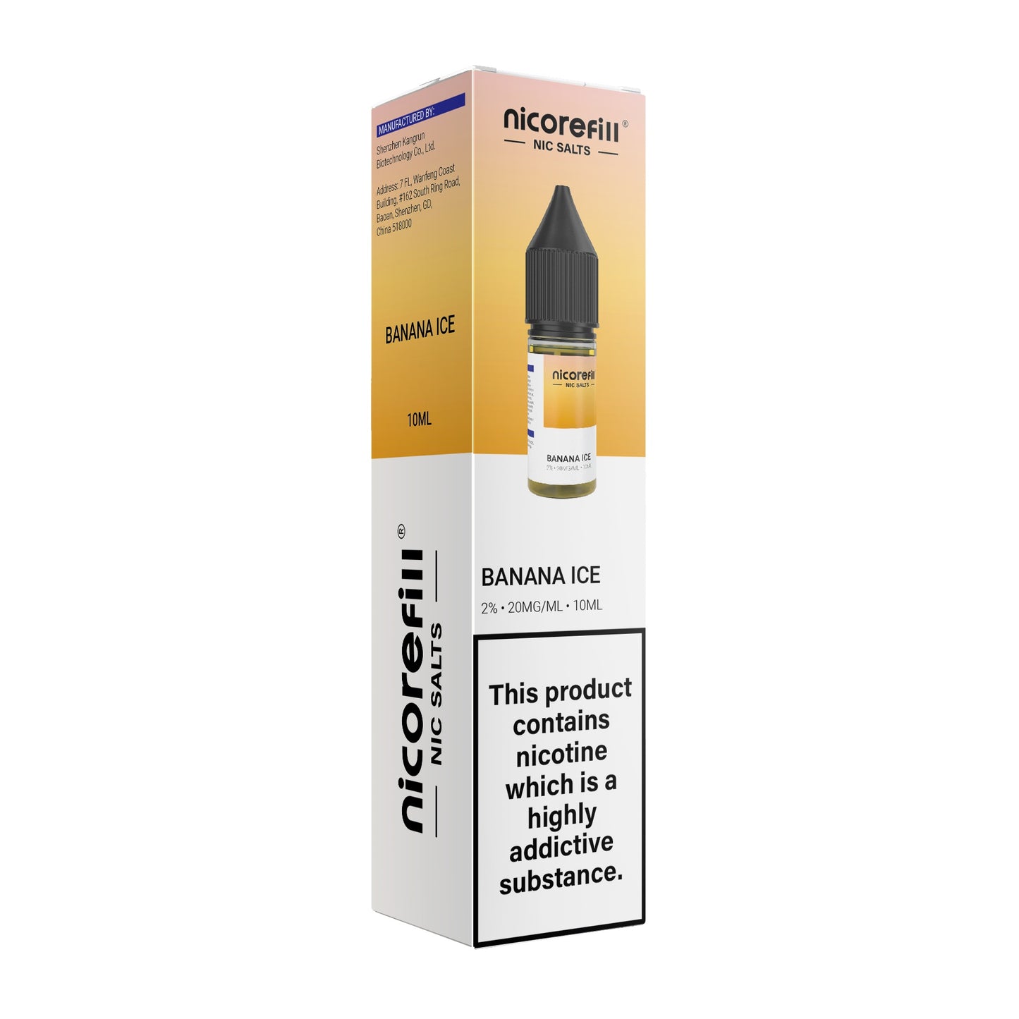Nicorefill Banana Ice 10ml Nic Salt (Pack of 10)