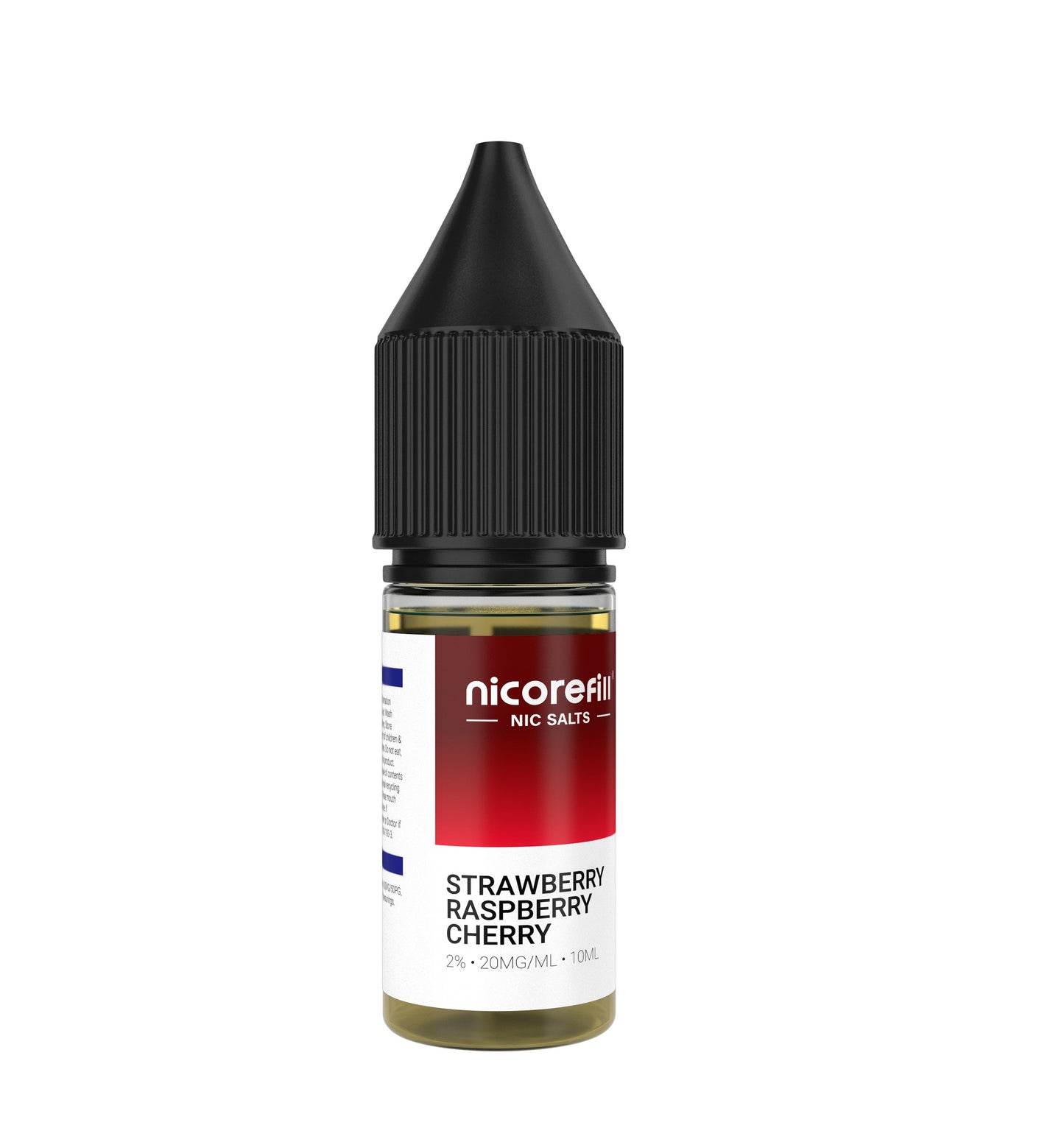 Nicorefill Strawberry Raspberry Cherry 10ml Nic Salt (Pack of 10)