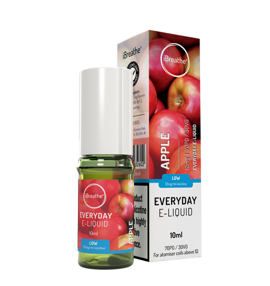 iBreathe Everyday 10ml - Apple (Pack of 5)