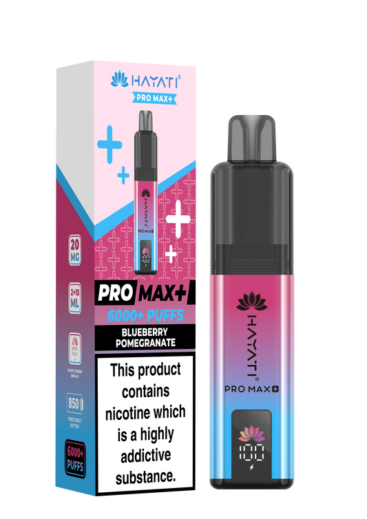 Hayati Pro Max+ 6000 - Blueberry Pomegranate 20mg (Pack of 5)