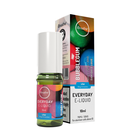 iBreathe Everyday 10ml - Bubblegum (Pack of 5)