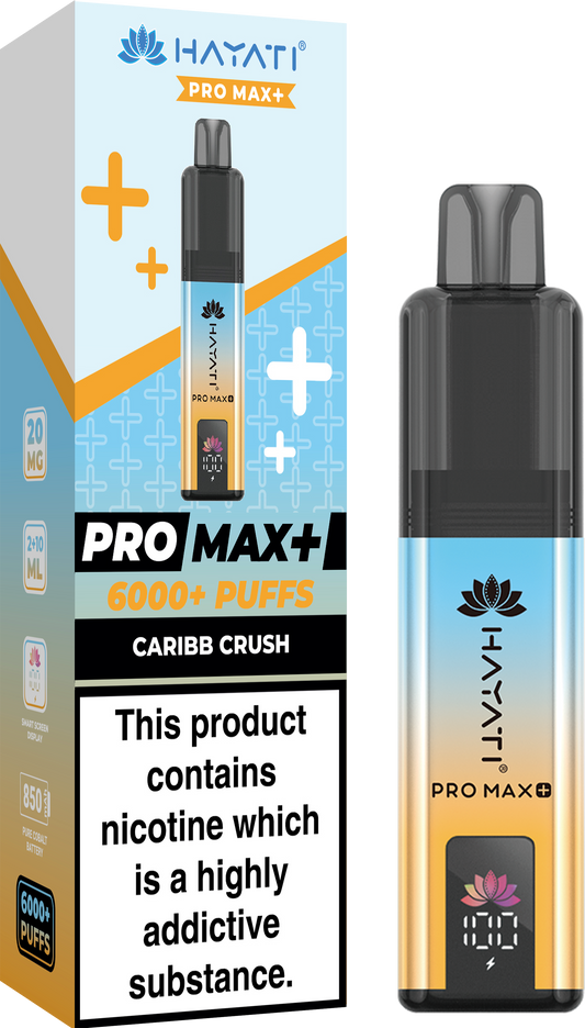 Hayati Pro Max+ 6000 - Caribb Crush 20mg (Pack of 5)