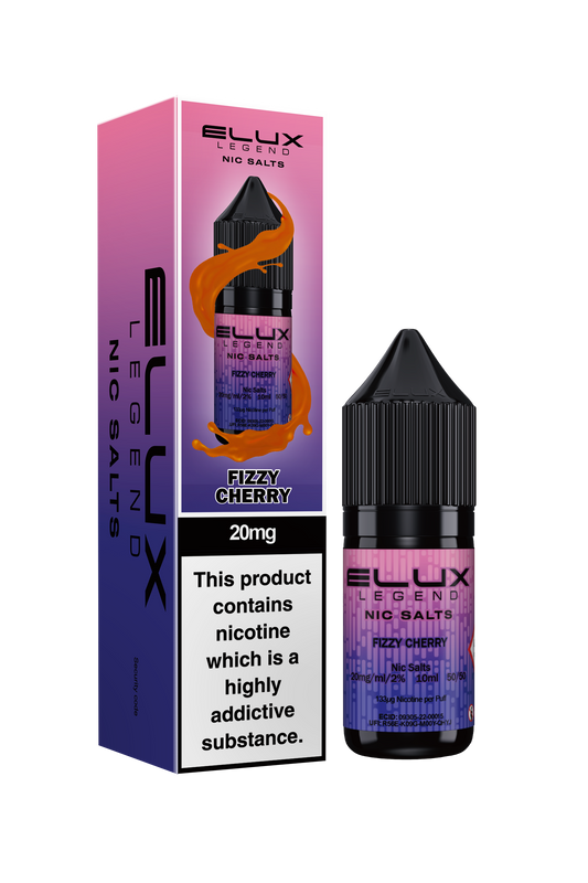 ELUX Legend - Fizzy Cherry - 10ml Nic Salts (Pack of 10)