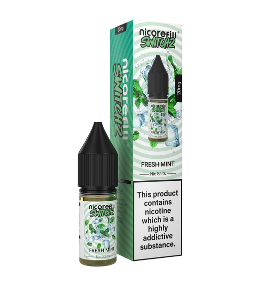 Switch2 Fresh Mint 10ml Nic Salt (Pack of 10)
