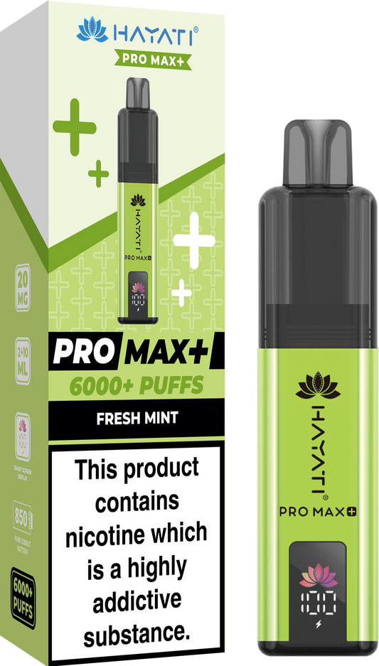 Hayati Pro Max+ 6000 - Fresh Mint 20mg (Pack of 5)