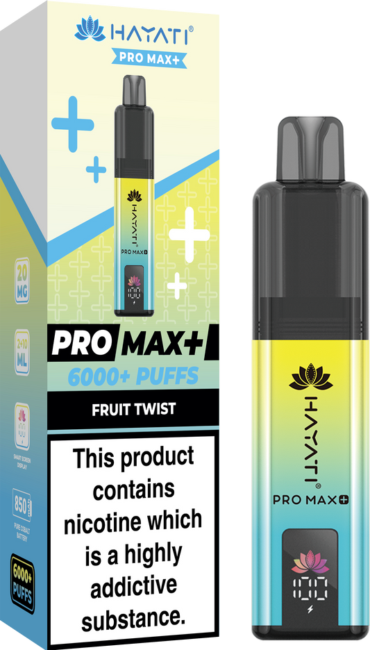 Hayati Pro Max+ 6000 - Fruit Twist 20mg (Pack of 5)