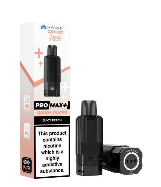 Hayati Pro Max+ Refill Pods - Juicy Peach 20mg (Pack of 5)