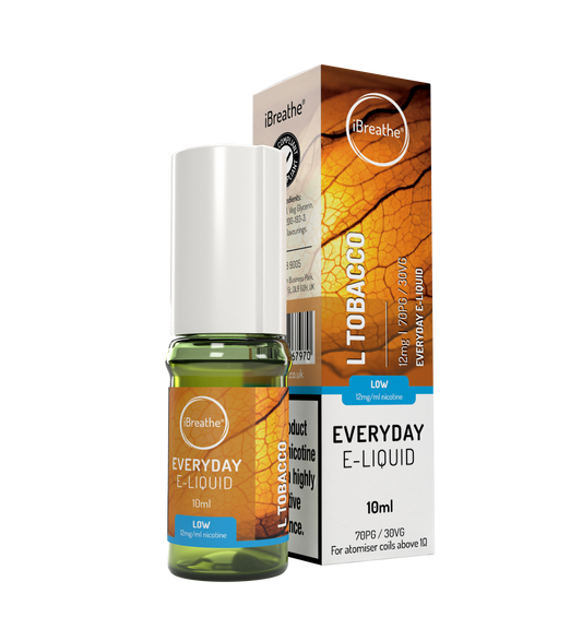 iBreathe Everyday 10ml - L Tobacco (Pack of 5)