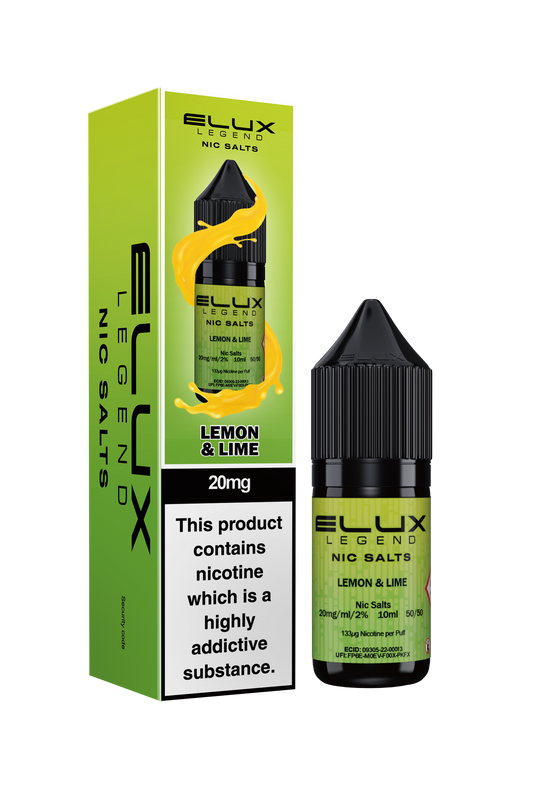 ELUX Legend - Lemon & Lime - 10ml Nic Salts (Pack of 10)