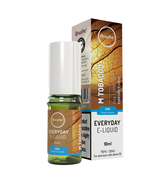 iBreathe Everyday 10ml - M Tobacco (Pack of 5)