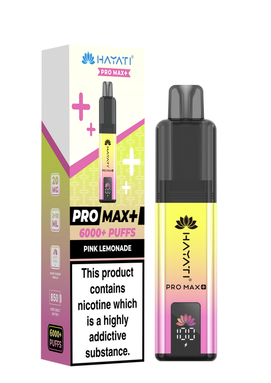 Hayati Pro Max+ 6000 - Pink Lemonade 20mg (Pack of 5)