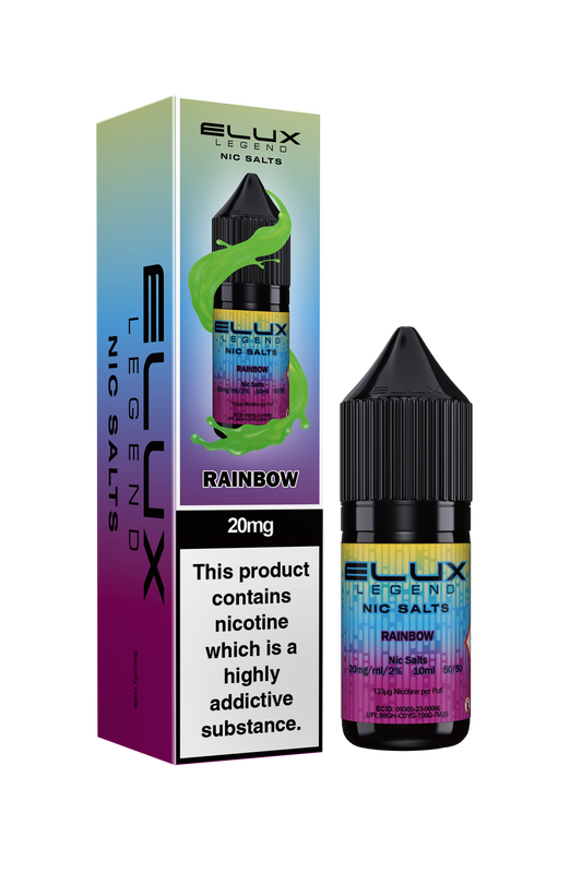 ELUX Legend - Rainbow - 10ml Nic Salts (Pack of 10)