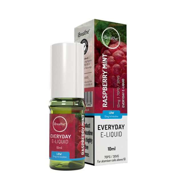 iBreathe Everyday 10ml - Raspberry Mint (Pack of 5)