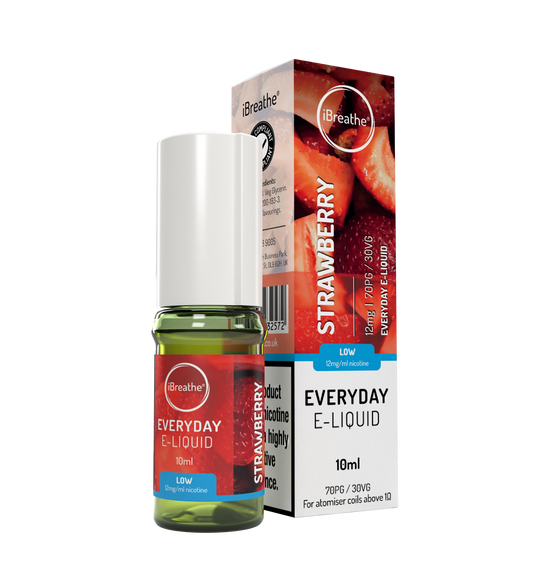 iBreathe Everyday 10ml - Strawberry (Pack of 5)