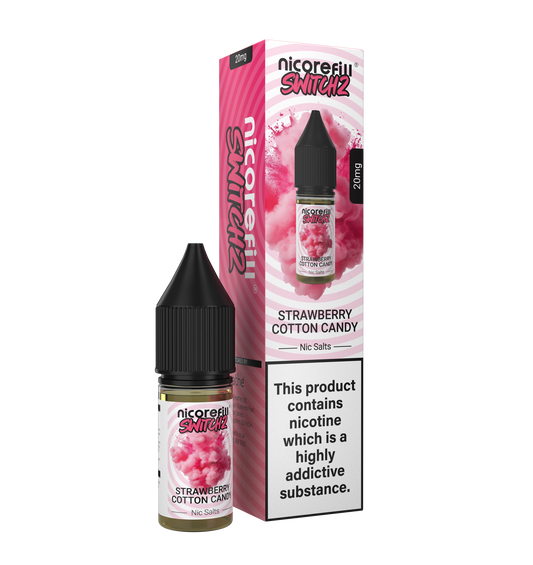 Switch2 Strawberry Cotton Candy 10ml Nic Salt (Pack of 10)