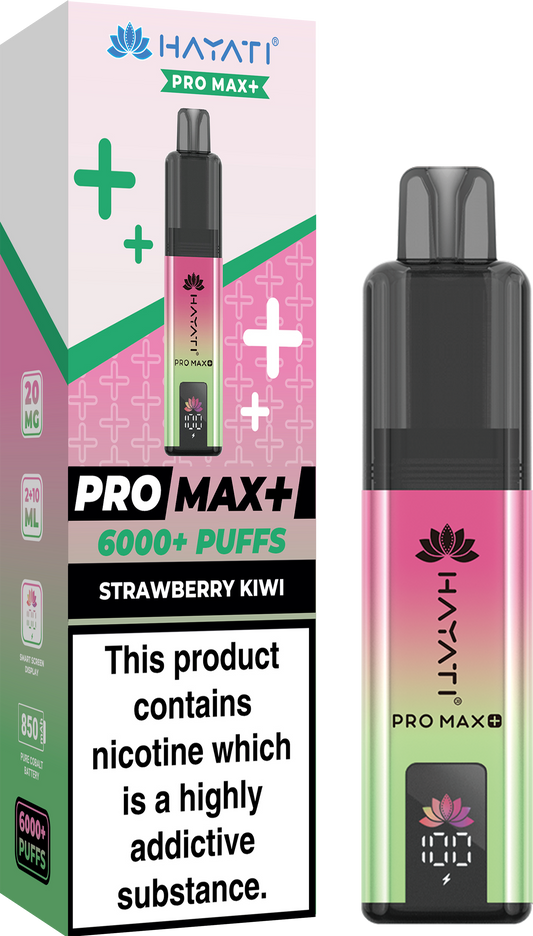 Hayati Pro Max+ 6000 - Strawberry Kiwi 20mg (Pack of 5)