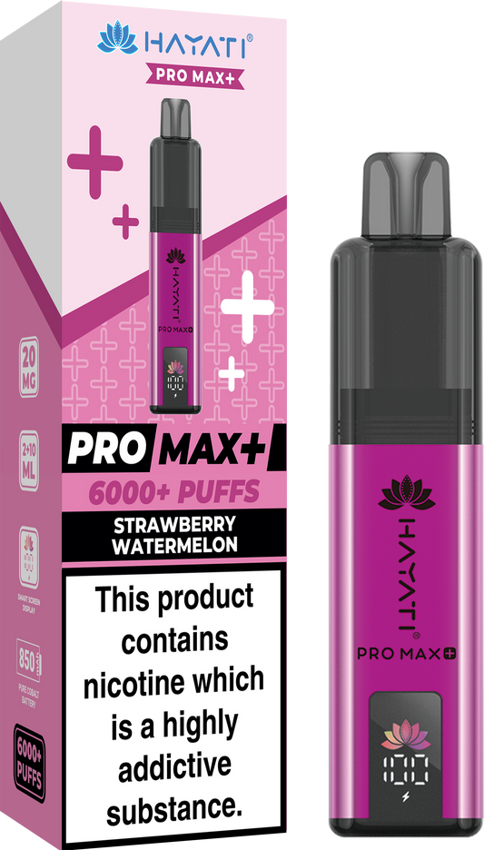 Hayati Pro Max+ 6000 - Strawberry Watermelon 20mg (Pack of 5)