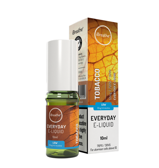 iBreathe Everyday 10ml - Tobacco (Pack of 5)