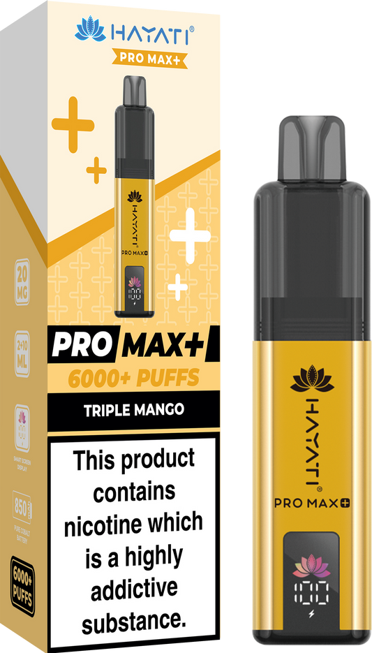 Hayati Pro Max+ 6000 - Triple Mango 20mg (Pack of 5)