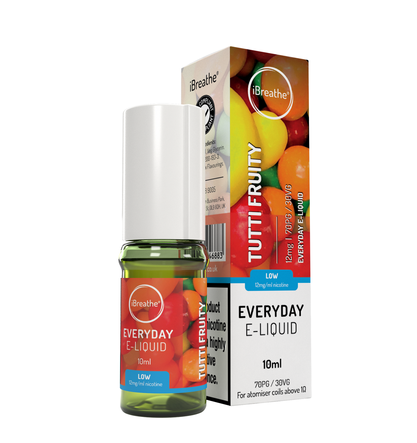 iBreathe Everyday 10ml - Tutti Fruity (Pack of 5)